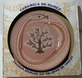Farfurie ceramica 25 cm în cutie Oltenia