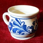 Cana ceramica traditionala Transilvania 200 ml (albastru)