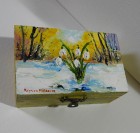 Caseta mica pictata manual - Ghiocei