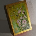 Casetă suvenir, pictată manual cu Mărărițe, 20 x 13 x 7 cm