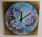 Ceas de perete pictat Flori de Primavara