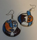  Cercei handmade „Inspirație Picasso” 