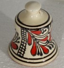 Clopoțel roșu din ceramică Transilvania