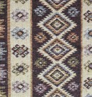 Covoras decor pe rosu inchis II 150 cm