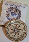 Farfurie ceramica, unicat, in cutie, Horezu, 25 cm