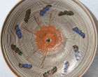 Farfurie ceramica populara Horezu 23 cm. 