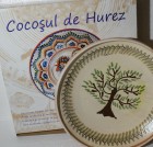 Farfurie mare traditionala Romania 25-26 cm în cutie