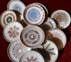 Farfuriuta traditionala Horezu, diferite modele, 14 cm