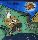Icoana mare Nasterea Domnului, Craciunul, pe sticla (II)