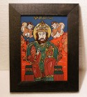 Icoana pe sticla Sf Nicolae (17x22 cm)
