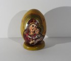 Icoana pictata pe ou Maica Domnului