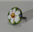 Inel pictat manual, narcisă UNICAT