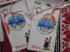 Martisor banut pictat, imagini din lumea satului, iarna