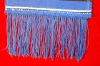 Servetel popular romanesc albastru (22x18 cm)