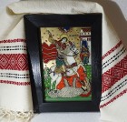 Sfantul Gheorghe - icoană pe sticlă